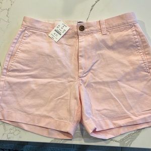 Men’s JCrew shorts size 28, light pink.  NWT.  5” inseam.